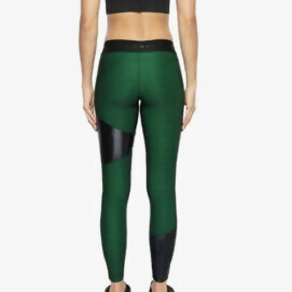 NWOT KORAL Women's Green Amber Shantung Leggings Size SMALL - Picture 3 of 8